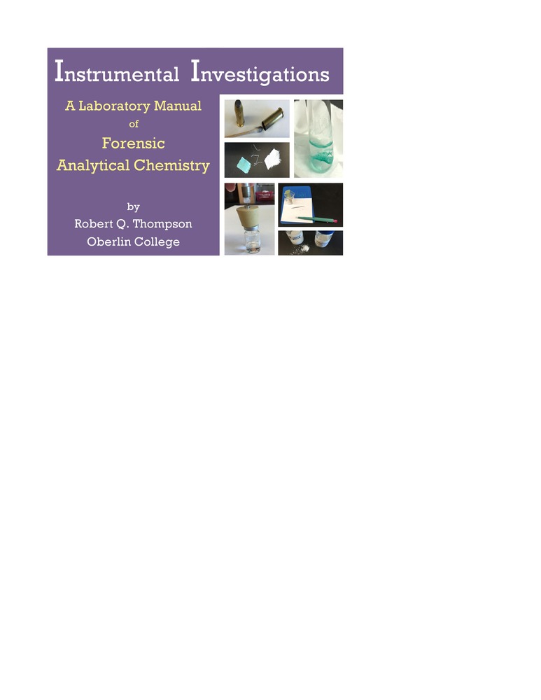 Analytical chemistry lab manual